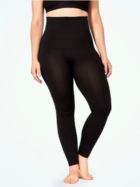 Black High Waist Shaping Leggings XL